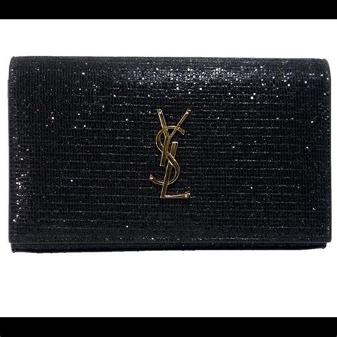 black ysl clirhc|saint laurent evening clutch.